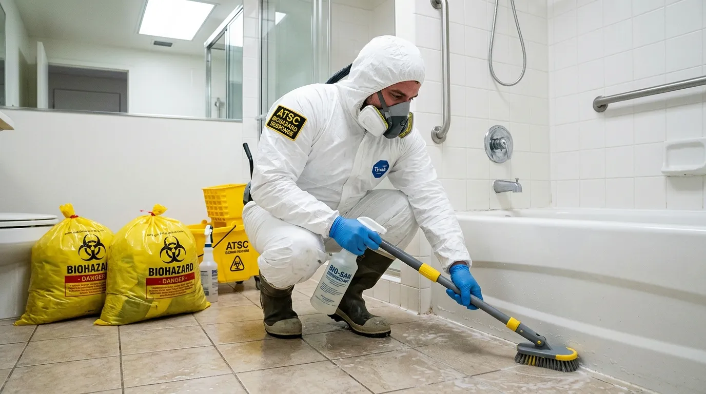 Decontamination equipment deployed for Blood Cleanup in Shaw Heights